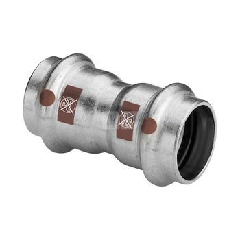 Mufa VIEGA 1715, stal nierdzewna / stal nierdzewna, 42 mm (zw x zz)