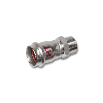 Nypel SANHA NiroSan Industry, stal nierdzewna, 42 mm x 3/4'' (zw x GZ)