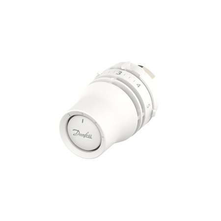 Danfoss Redia™ cieczowa głowica do zaworów M30x1.5. Minimalna nastawa temperatury 16 C.