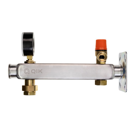 Grupa bezpieczeństwa QIK GBI do CWU, 6 bar szybkozłącze do naczynia zbiorczego z oringiem 3/4" bez odpowietrzenia