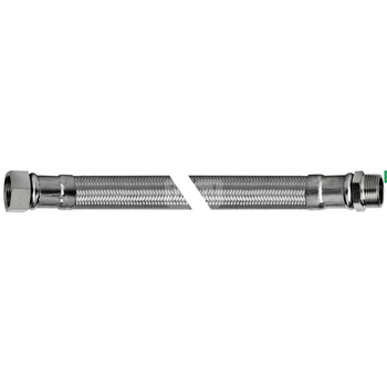 Wąż elastyczny przyłączeniowy QIK stal nierdzewna, 6/4'' x 6/4'', dł. 300 mm, GW x GZ z oplotem