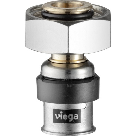 Dwuzłącze VIEGA 6735, brąz / brąz, 22 mm x 3/4'' (pz x gw)