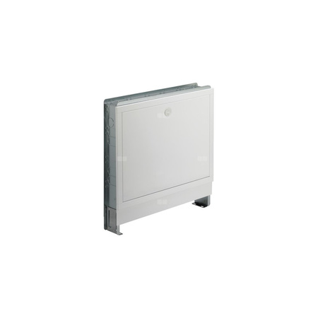 Podtynkowa szafka rozdzielacza głębokość montażu 110–150 mm nr wzoru 1294 Typ: 460 L1: 450 L2: 510 przyłącze rozdzielacza poziomo: ≤5 przyłącze rozdzielacza + zawór strefowy poziomy: ≤4