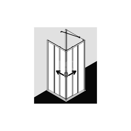 Kermi Wejście naroż Liga E3R 1100x 1850 1075-1100 SIMG ESG Clean