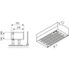 Konwektor Kermi V-Kon S Typ44 BH210x255x2800mm QN5351, weiß, 6 bar, o. Abd., Vent. re