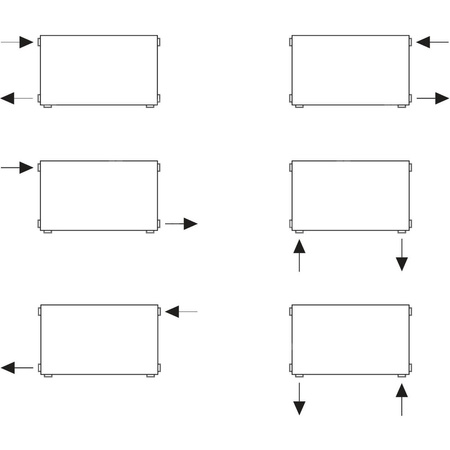 Konwektor Kermi Kon m. Str. Typ55 BH280x316x1000mm QN2870, weiß, 6bar, m. Abd., AB Uni.