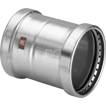 Mufa przesuwna VIEGA 17155XL, stal nierdzewna / stal nierdzewna, 108 mm (zw x zz)