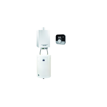 Pakiet - Kocioł gazowy jednofunkcyjny DE DIETRICH MCR3 evo 15T kondensacyjny wiszący 6.1 - 15.8 kW + RegulatorSMART TC + Zasobnik c.w.uSR100MG