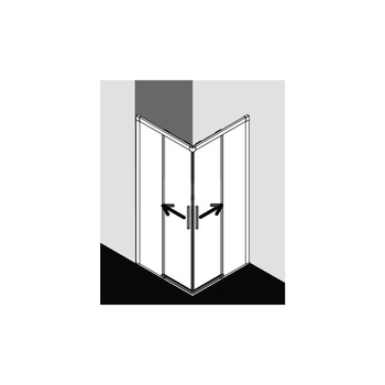 Kermi Wejście nar. Nica C2L 1000x 2000 975-1000 SWS SR Opaco Clean