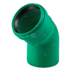 Kolano 45' MAGNAPLAST KG 2000 KGB, PP-md (zielony), DN 500 x DN 500 (wz x ww), do kanalizacji