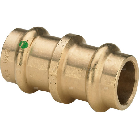 Mufa VIEGA 22152NC redukcja jednoczęściowy, brąz / brąz, 18 mm x 16 mm (zw x zw)
