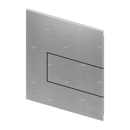 Przycisk spłukujący do stelaża do pisuaru (Mechaniczny) TECE square metal, kolor stal nierdzewna szczotkowana "anti-fingerprint"