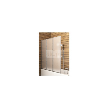 Parawan nawannowy KFA Armatura STANDARD prosty, 1220mm / 1390mm tworzywo sztuczne chrom