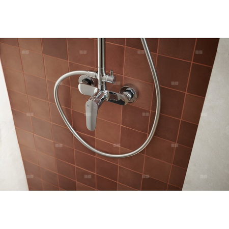 OTAVA DESZCZOWNIA Z BATERIĄ NATRYSKOWĄ, CHROM