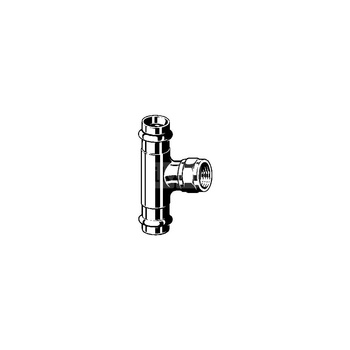 Trójnik VIEGA 22172LF brąz 22 mm x 3/4'' x 22 mm (mz x gw x mz)