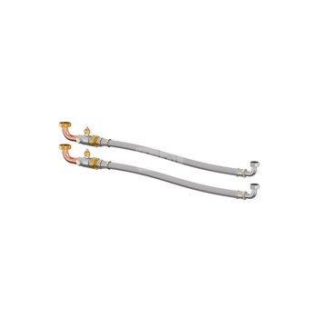 Wąż elastyczny przyłączeniowy FLAMCO MEIBES mosiądz, DN 40 x 40 mm x DN 40, dł. 954 mm, GW x GZ z oplotem