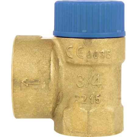 Zawór bezpieczeństwa AFRISO MSW sprężynowy mosiądz 8 bar GW x GW 3/4'' x 1''