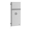 Kermi®Credo®Half®round-E 1400x450x46 600W,srebro/drewno,lewy,WWS biały,SK1
