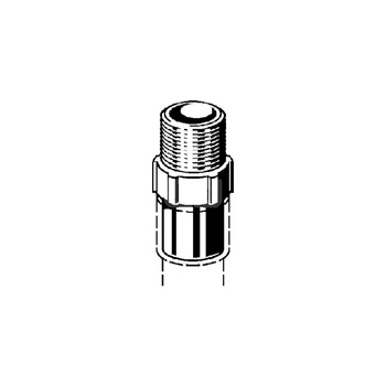 Złączka przejściowa VIEGA 94280G jednoczęściowy, brąz / brąz, 1/2'' x 22 mm (gz x końcówka wciskowa)
