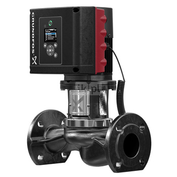 Pompa obiegowa GRUNDFOS TPE3 65-80 typu in-line z silnikiem znormalizowanym 50/60 Hz, moc silnika 0.55kW 1.34 A PN 16 3000 obr/min