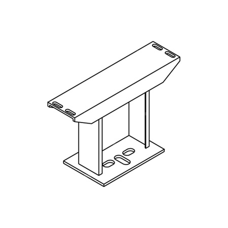 Kermi Konsola stała do mocowania podłogowego Typ10, biała