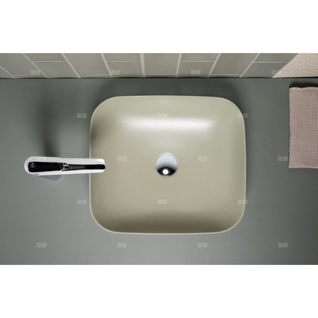 Bateria umywalkowa stojąca nablatowa KFA Armatura ABASHA click clack, chrom, montaż blat / otwór na baterię