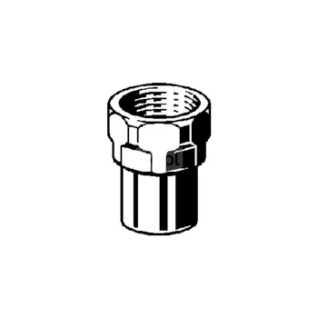 Złączka przejściowa VIEGA 94270G jednoczęściowy, brąz / brąz, 35 mm x 3/4'' (lw x gw)