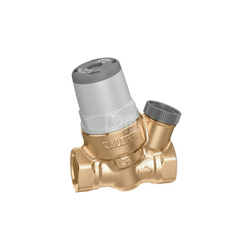 Regulator ciśnienia CALEFFI 533H, GW 3/8'', 16 bar z manometrem, wersja skośna