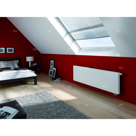 Grzejnik płytowy typ 10 KERMI V-HHV wym. 420 x 4400 mm, kolor biały, moc 2028 W