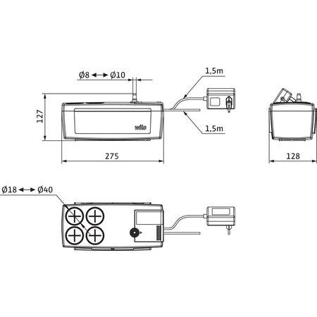 Pompa do kondensatu WILO Plavis 015-C-2G 50/60 Hz (0.34 l/h) 20 W