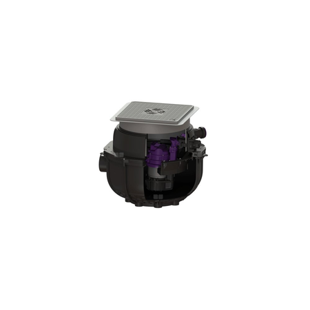 Przepompownia Aqualift S Compact Mono GTF1200 resistant do zabudowy z pokrywą czarną 