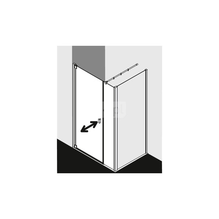 Kermi Drzwi wah. RAYA 1OL 1300x 1850 1268-1308 SIMG SR Opaco Clean