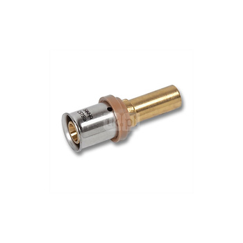 Mufa SANHA 3fit Press pb-free dwuczęściowy, brąz, 16 mm x 18 mm (zw x ww)