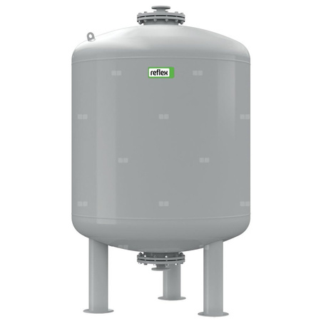 Ciśnieniowe naczynia przeponowe do instalacji grzewczych, chłodniczych i solarnych Reflex V 5000 10 bar / 110 st.C szare