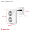 Pakiet - Pompa ciepła powietrze-woda split ARISTON NIMBUS PLUS 120 S-T NET R32 9.5 kW 400 V + Moduł naścienny SENSYS HD + Moduł komunikacji internetowej (aplikacja Ariston Net)