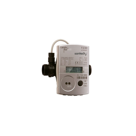 Ciepłomierz T230 qp 1,5 m3/h, M-Bus, redukcja 1/2"/M10 - zasilanie