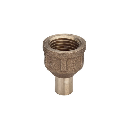 Element wsuwany VIEGA 94246G jednoczęściowy, brąz / brąz, 18 mm, 18 mm x 3/4'' (na wtyk x gw)