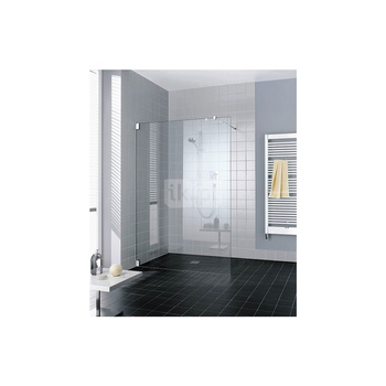 Kermi Walk-In Filia TWF 1400x 2000 GAK: 1400 srebro wysoki połysk, szkło ESG przezroczyste z Clean