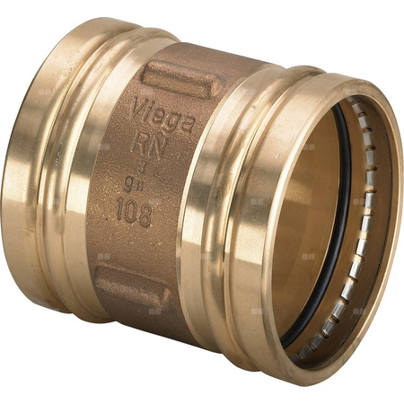 Mufa VIEGA 2215LF jednoczęściowy, brąz / brąz, 54 mm (mz x mz)