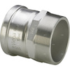Złącze przejściowe VIEGA 2311LF, stal nierdzewna / stal nierdzewna, 2 1/2'' x 76,1 mm (gz x mz)