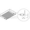 Konwektor Kermi V-Kon S Typ44 BH280x255x2600mm QN5634, weiß, 6 bar, o. Abd., Vent. re