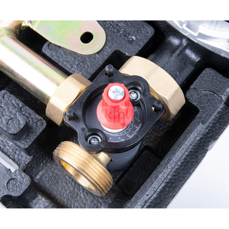 Grupa pompowa AFRISO PrimoTherm K 180-2 DN 25 AP 3-WM-R GZ x GW 1 1/2'' x 1'', z zaworem mieszającym, z izolacją, z pompą obiegową AFRISO APH 361 25-7/180 mm