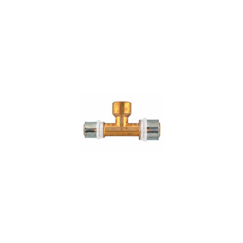 Trójnik HERZ Cu 16x2 x 1/2'' x 16x2 (zz x GZ x zz)