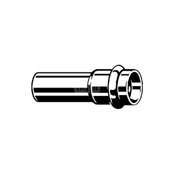 Złącze przejściowe Profipress VIEGA 2613 jednoczęściowy, brąz / brąz, 22 mm (kw x mz), 67 mm