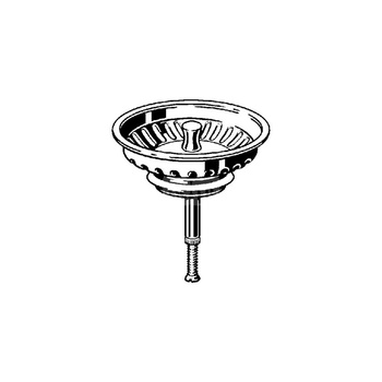 Koszyczek VIEGA 7139169 (akcesorium) do zlewozmywaka gospodarczego stal nierdzewna fi 82