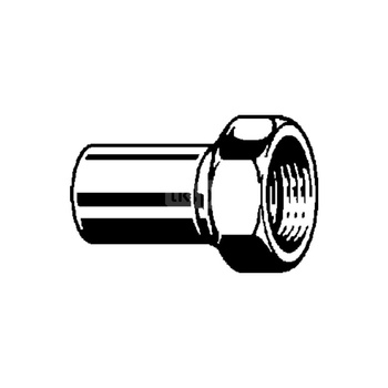 Złącze przyłączeniowe Sanpress VIEGA 2364 dwuczęściowy, stal nierdzewna / stal nierdzewna, 22 mm x 1'' (kw x gw)