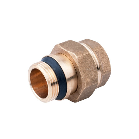 Śrubunek prosty o-ring gwint samouszczelniający PERFEXIM 1046A, mosiądz, 1/2'' (GW x GZ), PN16 bar