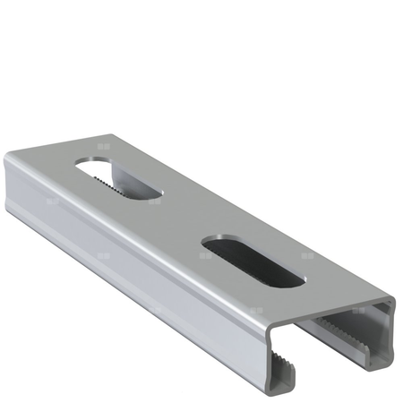 Szyna montażowa NICZUK SZMG, gr. 2 mm, dł. 4000 mm, stal nierdzewna (ocynk galwaniczny)