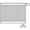 Grzejnik płytowy typ 10 KERMI Profil-V, lewy wym. 400 x 1000 mm, kolor biały, moc 425 W