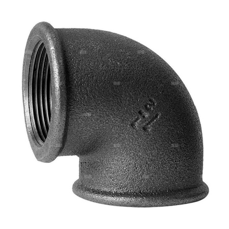 Kolano nakrętne czarne 3'' A1 STRONG